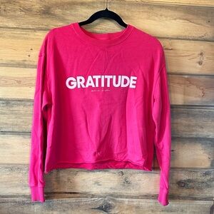 Spiritual Gangster Pink Gratitude Sweatshirt